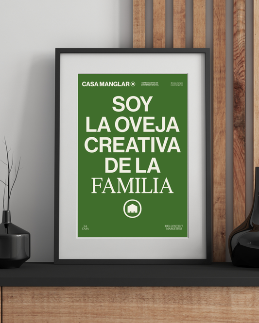 PRINT "SOY LA OVEJA CREATIVA DE LA FAMILIA"
